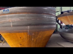 SA516 Gr70 Konik Tank Kafaları Çift Fazlı Çelik 25 mm boru kapağı Paslanmaz Çelik Tabak