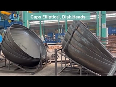 5500 mm çaplı yarı elipsoidal tabak uçları, eliptik kapağı