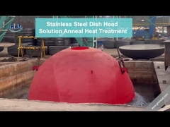 ASME BV PED ISO Sertifikalı Yarım küresel başlık 3800mm Diametresi 50mm Kalınlığı