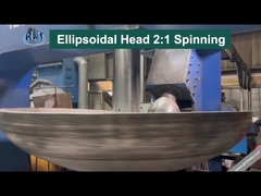 4500mm çaplı dikişsiz tabaklı tank başları boru armatürleri kapağı alaşımlı çelik eliptik ucu