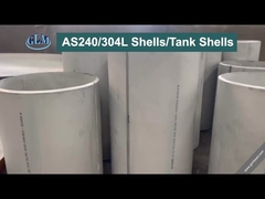 SS304 Çelik Silindirler Kimyasal Endüstri İçin Paslanmaz Çelik Plakası