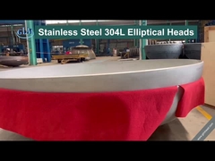 GB ASME Paslanmaz Çelik Taşak Sonları Ticari Intertech Tank Kafaları Elipsoidal 300mm