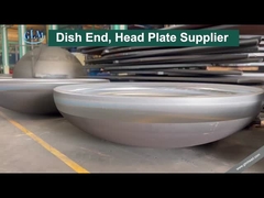 Karbon çelik tank başları, kimyasal tank uçları.