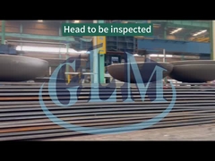 Boru Sızdırmazlığı İçin Özelleştirilmiş Q235 Q345 Torisferik Bombeli Baş Basınçlı Kap 100mm