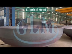 Özelleştirilmiş Kazan Eliptik Dairesel Başlık Karbon Çelik Malzeme Yaklaşık %10 Azaltma Oranı