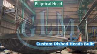 Eliptik uç kapağının kısa düz kenarının taşlanması devam ediyor!