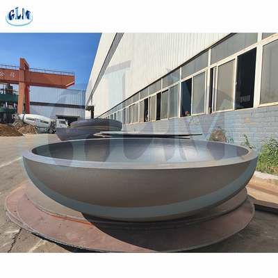Karbon çelik elliptik tabak kafası 2-300 mm kalınlığında, Shanghai Limanı