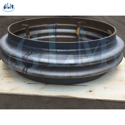300x3mm Dupleks Tabak Sonları Basınç Gemisi Jogged Elipsik Baş
