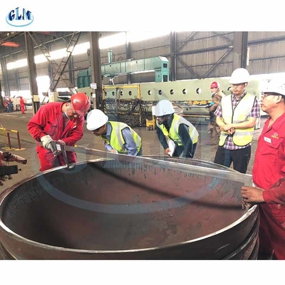 89mm 200mm Paslanmaz Çelik Küresel Başlar Petrol için Yarım elipsoidal Baş