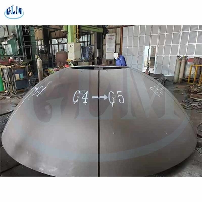 1000mm 6mm Yarım küresel tabaklı tank başları Yarım kürelik nikel alaşımları