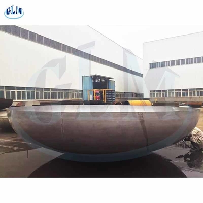 SS304 200MM Sıvı Depolama Tankı Yarım eliptik baş örtüsü Q345B Gemi Tabakları