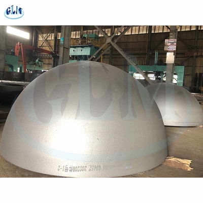 Paslanmaz çelik kubbe yarım küresel baş çapı 1200mm 1400mm 6mm düşün