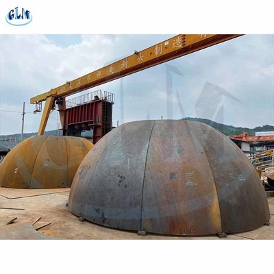 ASME SA516-70 Yarım küresel basınçlı kaplar, başı 40.5 ′′ ID X.250 Min
