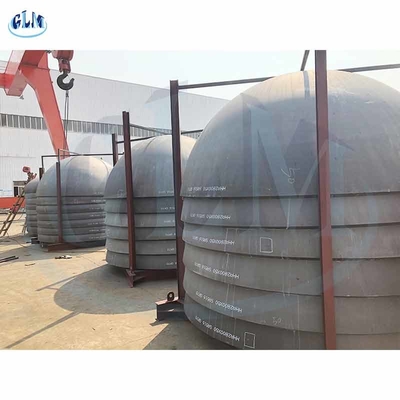 3200mm Diametresi SA387 GR.11 Yarım küresel tabak başlığı 45mm Kalınlığı
