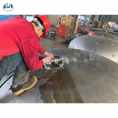 ASME Sertifikası SA537 2:1 Eliptik Başlar 8000mm Diya 76mm Kalınlığı