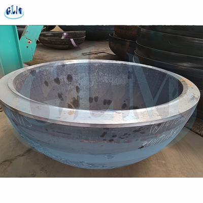 Karbon çelik eliptik tabaklı baş çapı 900 mm kalınlığı 80 mm