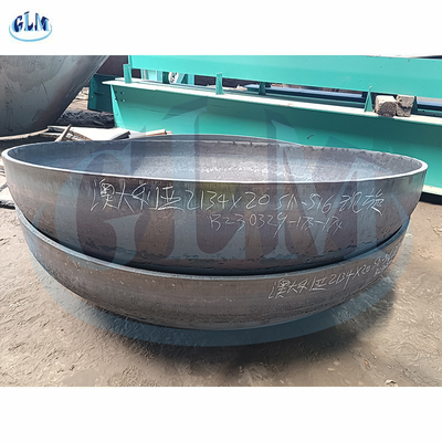 Karbon çelik elipsoidal Dished Son 2134mm Dimater 30mm Kalınlığı