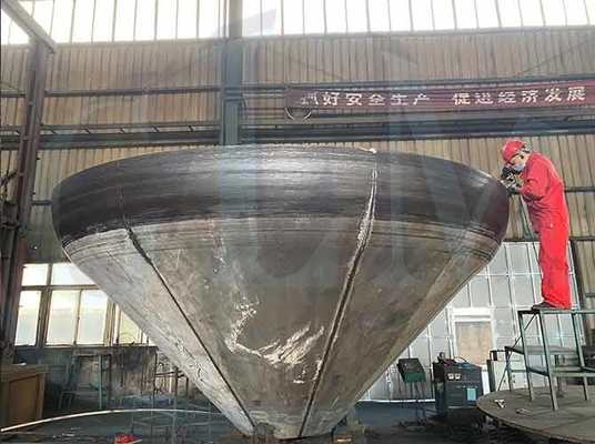 CHA(60o) Paslanmaz çelik Konik tank başları Uzunluğu 50-1000mm
