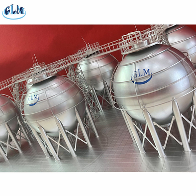 Paslanmaz çelik LPG küresel depolama tankı, tabak başı