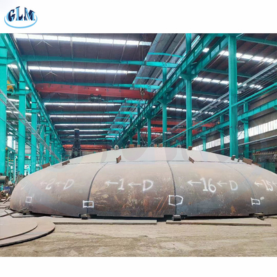 11000mm 65mm kalınlığı karbon çelik torisferik baş, taç, yaprak başları
