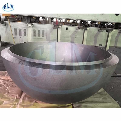 Kalınlığı 100 mm Yüksek Basınçlı Yarım Küresel Tank Başları Dayanıklı ve Güvenilir