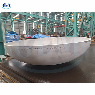 Paslanmaz çelik elipsoidal tabak sonu 2200mm Diametresi 25mm Kalınlığı