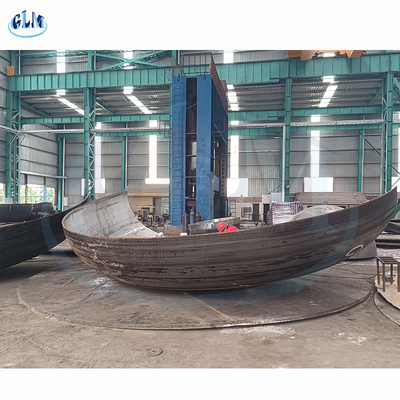 40mm Kalınlığı Karbon Çelik Ellipsoidal Dish Head 2:1 8000mm çaplı eliptik baş