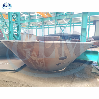 Özel çelik koni segment tank başları normalleştirilmiş ısı işleme