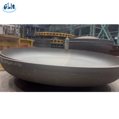 Q235B Karbon Çelik Torisferik Dished Baş Sonu Isı Tedavisi ve Yüksek Standartla
