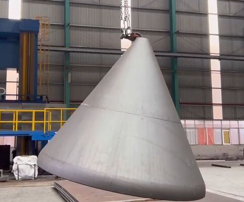 Üst katman kaplama teknolojisi ile Endüstriyel Konik Tank Kafaları, Sıcak Presleme ve Soğuk Presleme, Basınçlı Kaplar için ASME Sertifikalı