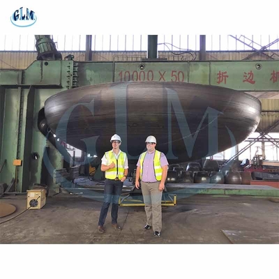 2mm 200mm ASME Basınçlı Kaplar Tabak Sonu Ms Tabak Sonu Elips şeklinde