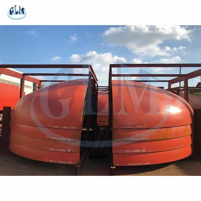 4000 mm Diametresi 30 mm Kalınlığı Karbon Çelik Yarı eliptik Baş 2'ye 1