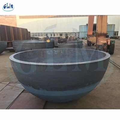 HHA 2100mm 120mm Yarım küresel tank başlıkları ANSI Basınçlı kaplar için tabak uçları