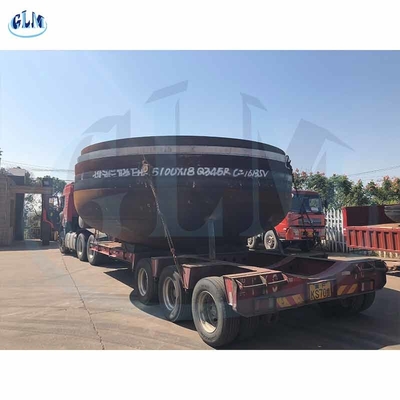 PED Küresel Asme Flanged ve Dished Başı Boilerler için Basınç Kapları 2mm