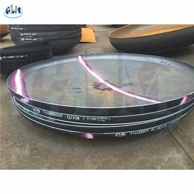 2290 Diametri 8 mm Kalınlığı Karbon Çelik Doldurulmuş Tank Başları