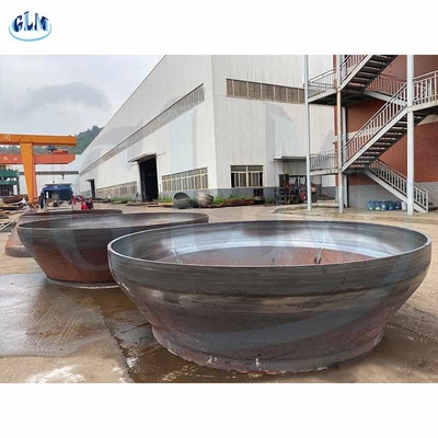 Dish Cone Paslanmaz Çelik Boru Kapakları ASME Q235 Gemi Altı için Kaynaklı