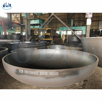 Q345R 1800mm Diametresi 300mm Kalınlığı Basınçlı Kap Kap Kaplı Baş Kaplı Ucu Üretim