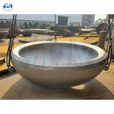 89MM 100MM Sıcak Baskı Yarı eliptik Baş ASME Basınçlı Gemi Kubbe Sonları