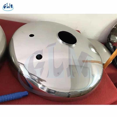 PED Asme elipsoidal baş boyutları taç yarıçapı 89mm Torisferik tabak ucu