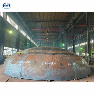 Q235B SS304 800mm Çelik Yarımküre Oluşturan Yarımküre Tank Başlıkları