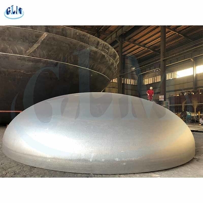 89mm 100mm PED kaynaklı boru tankı Karbon çelik basınçlı gemi için başları biten tabaklar