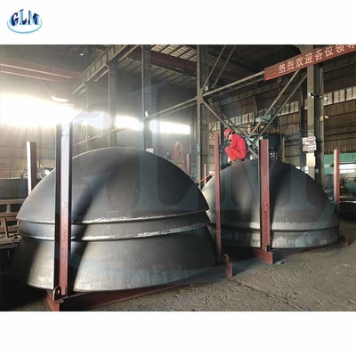 SA516 Gr70 89mm Yarım küresel Baş Basınç Gömleği Son Kapağı Yarım Küresel Döner Boru
