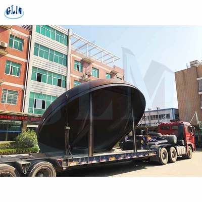 16Mn 3600mm ASME Tank Elliptik Tabak Başları As516 Gr 70 Boiler için
