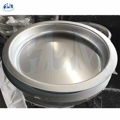 LN2 Q235 Tank Flat Dished Head Karbon Çelik 89mm 100MM