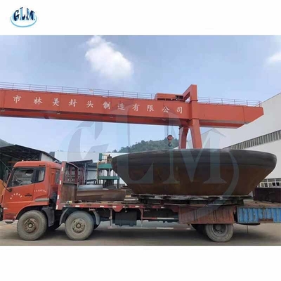 ANSI ASTM Ters Flanged Konik Tank Kafaları Torisferik Baş için Taç Yarımçası