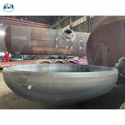 SS304L DIN Gömlek Elipsoidal Dished End Q235 Depolama tankları için Son Kapak