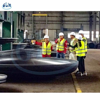 500mm 1600mm Yarım küresel tank başları Yarım top karbon çelik 16Mn
