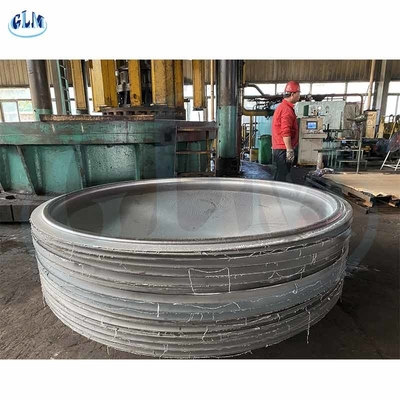 Ss304 Düz Döşeli Baş 400mm Paslanmaz Çelik Döşeli Sonlar Propan Tankı İçin