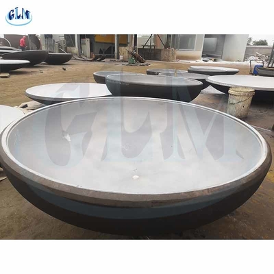 ASME 150mm Karbon Çelik Dished Başlar Eliptik Tank Paslanmaz Çelik 316L