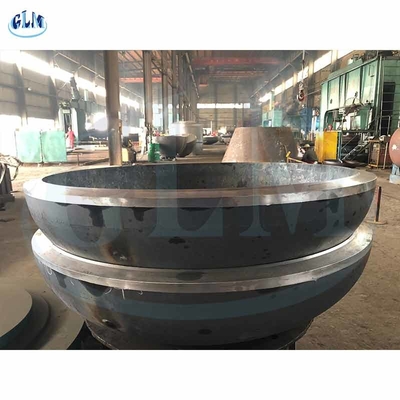 BQ Elipsik 350mm Basınç Gemisi Son Çelik boru Kapakları Kaynatılmış Isıtma Direnci 10000mm